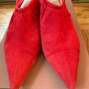 Rejina Pyo Suede Mules, size 9